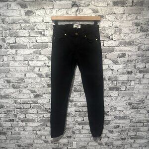 EUC Paige Verdugo Ankle Jeans Women's 26 Skinny Black